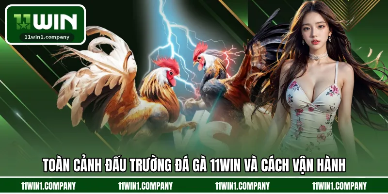 Toàn cảnh đấu trường đá gà 11WIN và cách vận hành